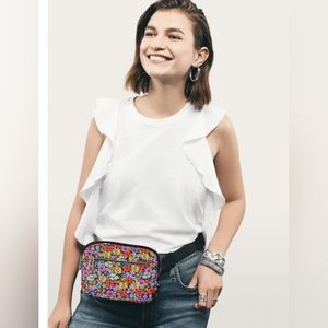 Brighton Painted Poppies Belt Bag